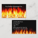 Search for fires business cards Flames