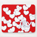 Search for girlfriend mousepads Red