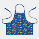 Search for cartoon fish aprons Blue