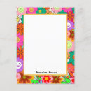 Search for hippy pattern postcards Flower power