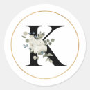 Search for letter k monogram stickers Stylish