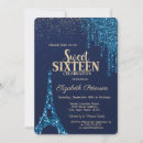 Search for navy sweet 16 invitations Winter