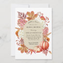 Search for harvest bridal shower invitations Fall in love
