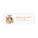 Search for cute owl return address labels Owls