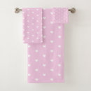 Search for pale pink bath towels Pink and white