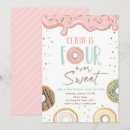 Search for four ever sweet invitations Doughnut party