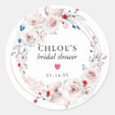 Search for roses bridal shower stickers Watercolor