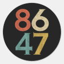 Search for back to the 80s stickers Take america back