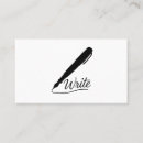 Search for writing pen business cards Write
