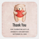 Search for bear with heart stickers Watercolor