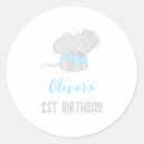 Search for boy elephant stickers 1st birthday