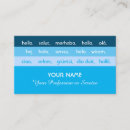 Search for international business cards Translation