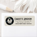 Search for retro music return address labels Vinyl