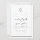 Search for forest green wedding invitations Elegant