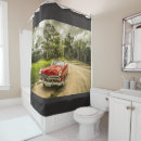 Search for classic car shower curtains Red