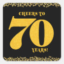 Search for 70th birthday man stickers Cheers to 70 years