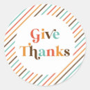 Search for round thanksgiving stickers Simple