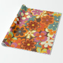 Search for floral print wrapping paper Retro