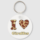 Search for giraffe love key rings Safari