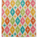 Search for 1960s pattern shower curtains Starburst