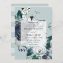 Search for something blue wedding invitations Botanical