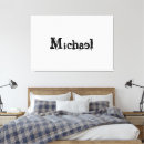 Search for and black monogram art White