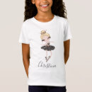 Search for ballerina kids tshirts Birthday party