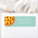 Search for pizza party return address labels Birthday
