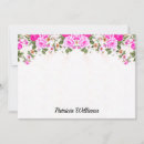 Search for vintage pink roses note cards Feminine