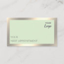 Search for logo appointment cards Beauty salon