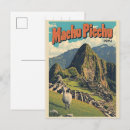 Search for machu picchu postcards Andes mountains