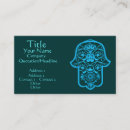 Search for evil eye business cards Hamsa