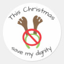 Search for funny christmas stickers Reindeer