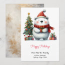 Search for cute bear christmas cards Red