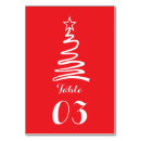 Search for christmas tree table cards Red