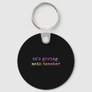 Search for mathematician key rings Math teacher