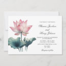 Search for pink flower wedding invitations Nature