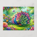 Search for garden birds postcards Pink