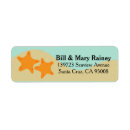 Search for starfish couple return address labels Coastal