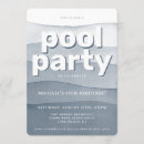 Search for teen adult pool party invitations Modern