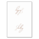 Search for guest names and table cards Elegant