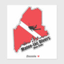 Search for maine bumper stickers White