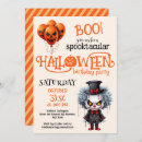 Search for clown halloween invitations Creepy