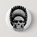 Search for white skull badges Black and white
