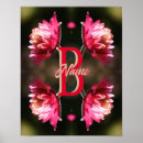 Search for flower monogram posters Letter