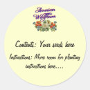 Search for seed packets stickers Gardening