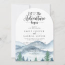 Search for adventure wedding invitations Mountain