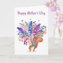 Search for squirrel mothers day cards For her