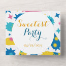 Search for birthday seasonal invitations Colourful