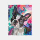 Search for boston terriers blankets Fleece